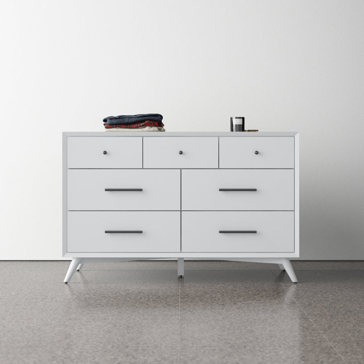 Williams 7-Drawer Dresser AllModern Color (Frame/Drawer): White