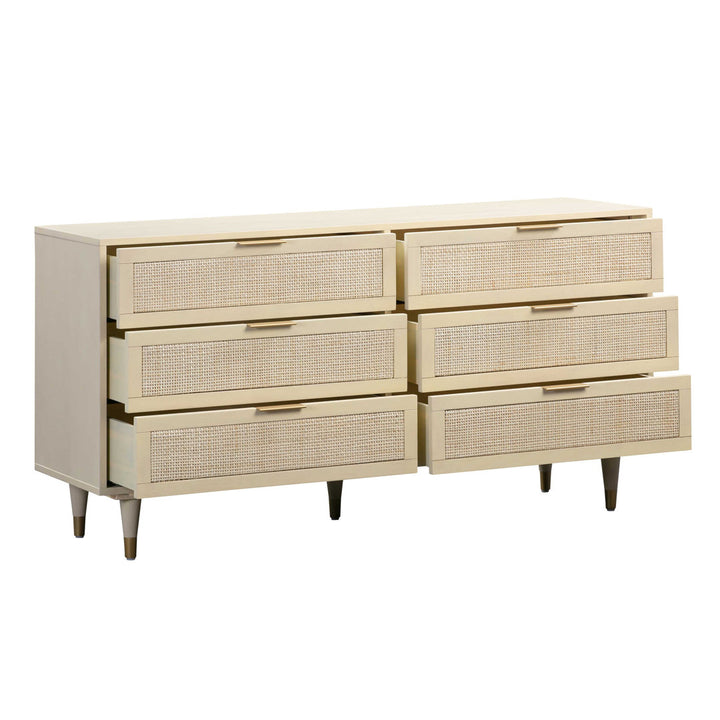 Bri Bedroom Dresser Joss & Main Color: Buttermilk
