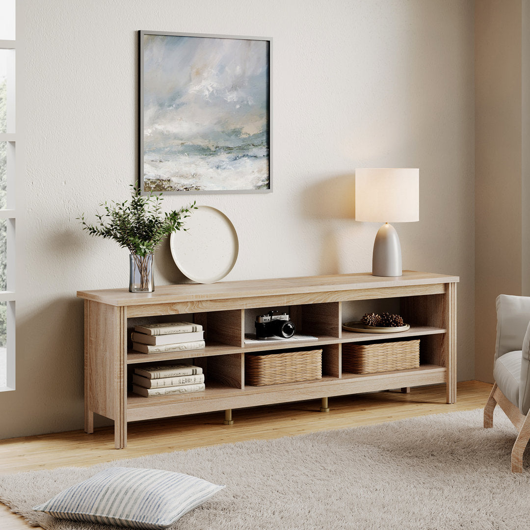 Darsy 70'' W Storage Credenza Ebern Designs Color: Oak