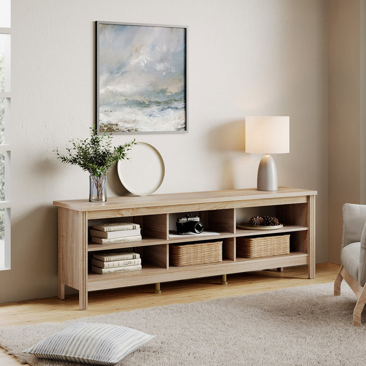 Darsy 70'' W Storage Credenza Ebern Designs Color: Oak