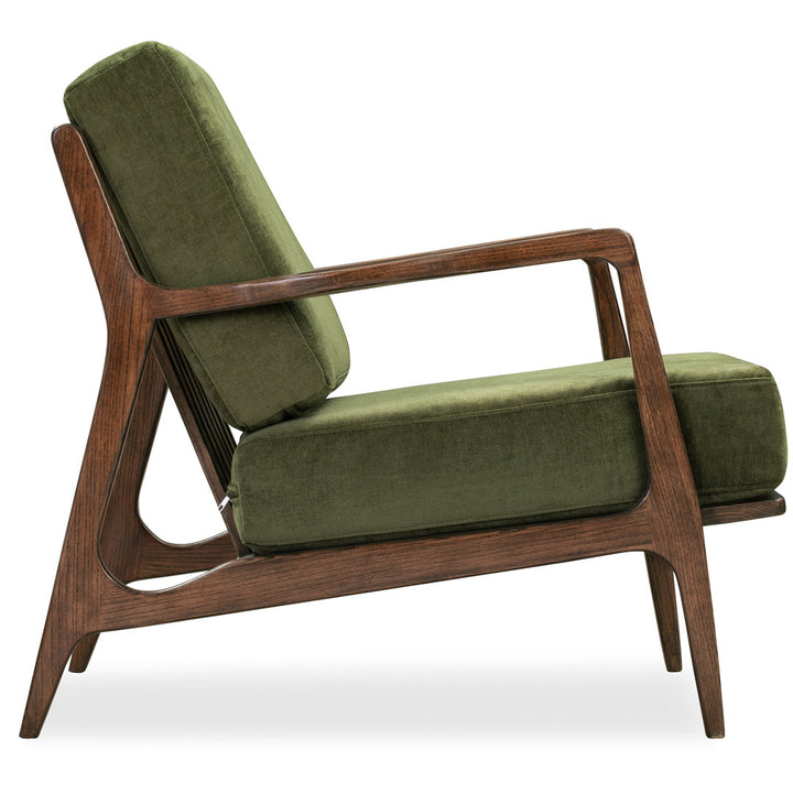 Gabe Fabric Upholstered Lounge Armchair Joss & Main Upholstery Color: Distressed Green Velvet