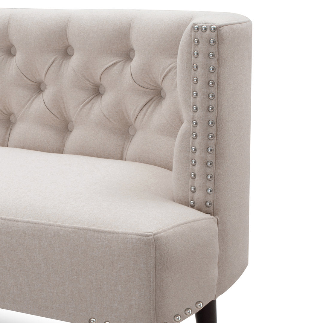 Arborglen 56" Armless Settee House of Hampton® Upholstery Color: Sky Neutral Beige