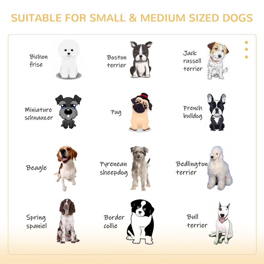 Monique Furniture Style Dog Crate End Table Decorative Puppy House With Soft Cushion, Side Holes, Removable Door Panel, Safety Lock, Indoor Use, For Small & Medium Dogs, Brown Archie & Oscar™