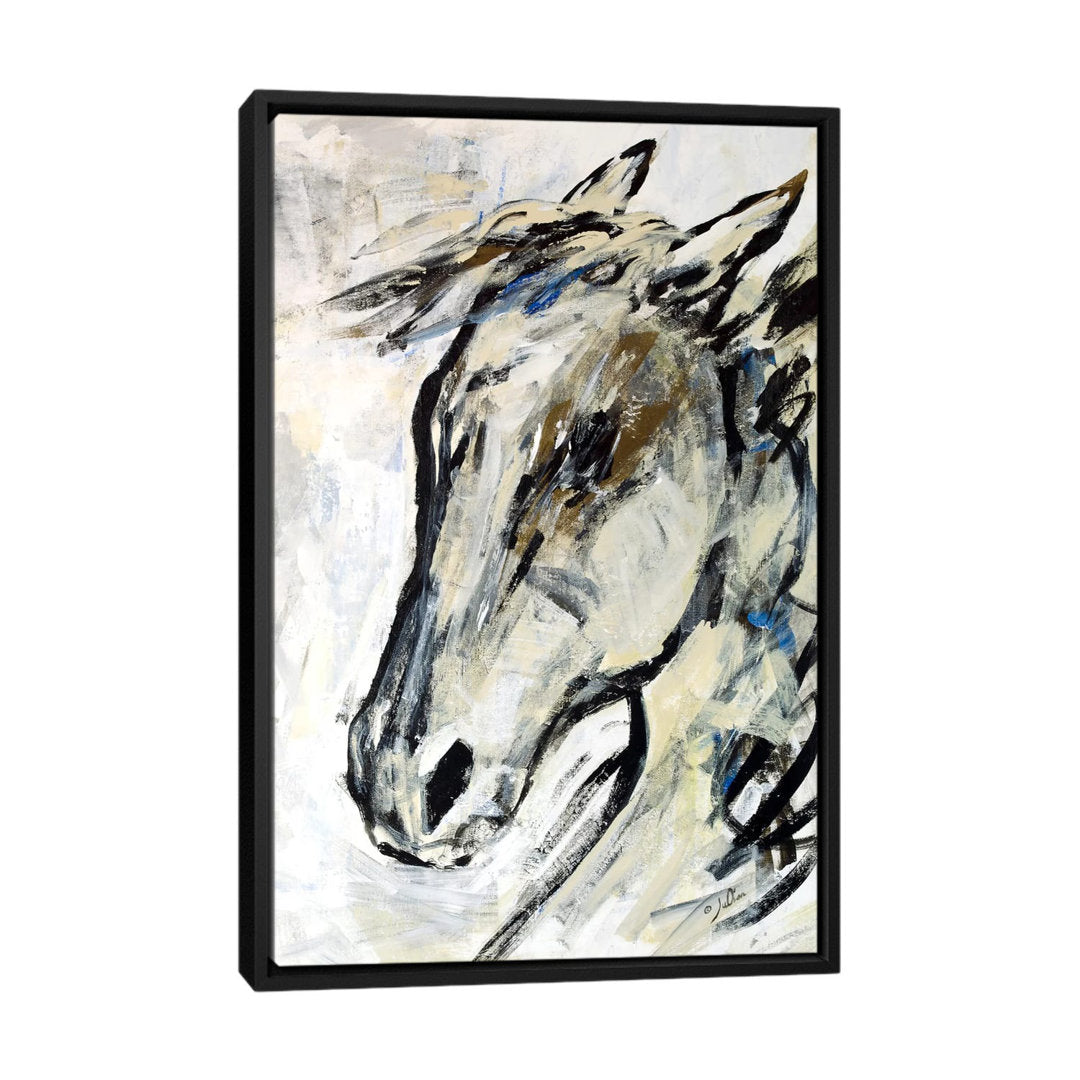 Picasso's Horse II' Painting Print on Wrapped Canvas East Urban Home Mat Color: No Mat Size: 40" H x 26" W x 1.5" D Format: Wrapped Canvas