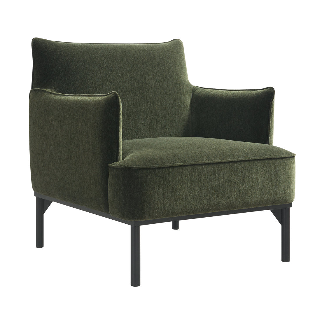 Fidelius 29.3'' Wide Armchair Everly Quinn Body Fabric: Green 100% Polyester