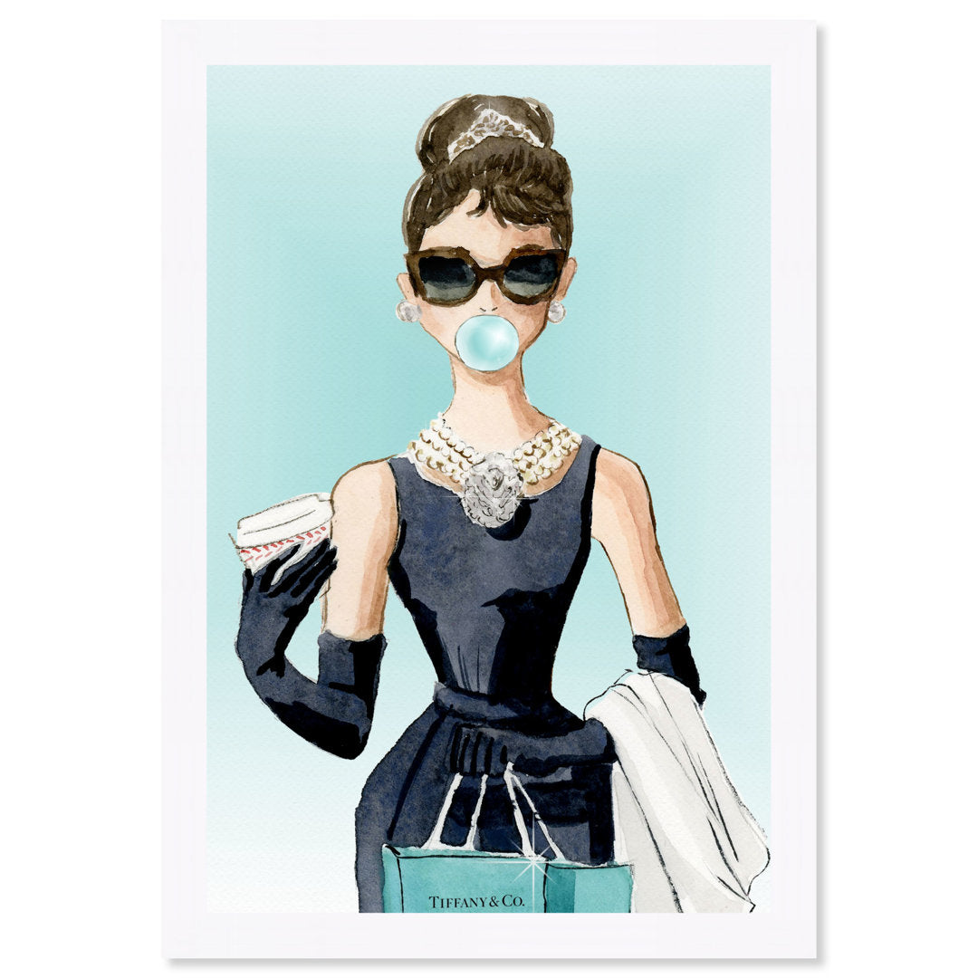 Bubble Gum Jewelry - Graphic Art on Canvas Oliver Gal Prints Size: 15" H x 10" W  Format: Wrapped Canvas