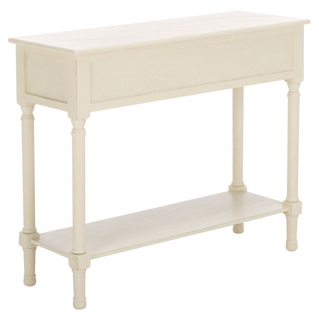 Amondre 36'' Console Table Highland Dunes Color: Distressed White