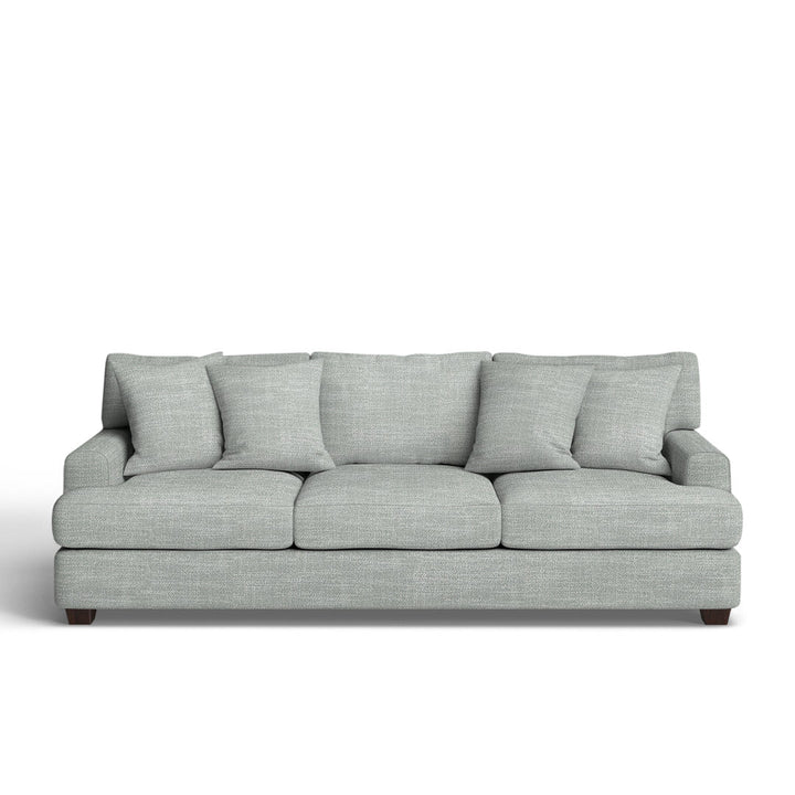 Emilio 90" Recessed Arm Sofa with Reversible Cushions Wayfair Custom Upholstery™ Fabric: Conversation Capri Basketweave
