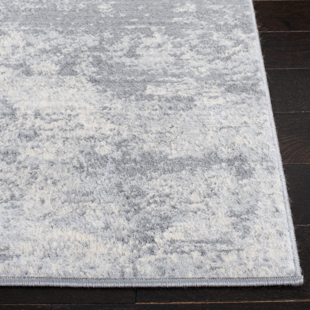 Addison Gray/Ivory Area Rug Steelside™ Rug Size: Rectangle 8' x 10'