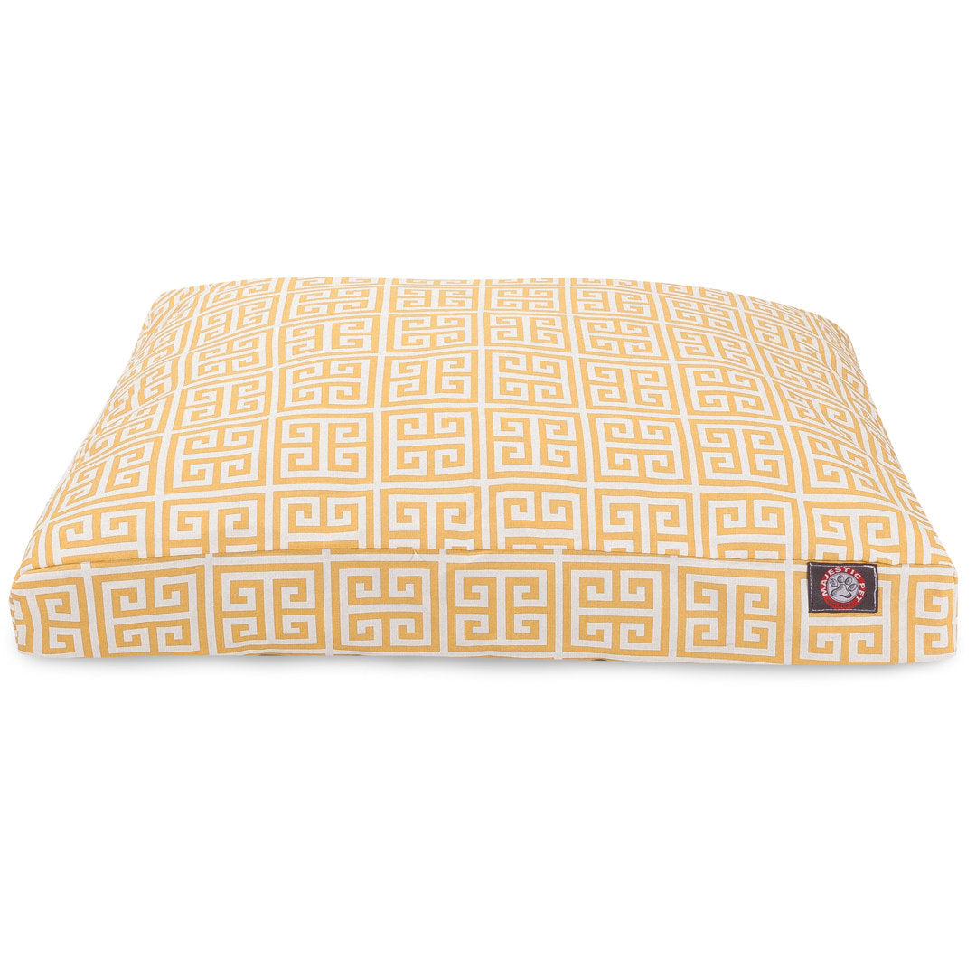 Towers Angela Pet Pillow Majestic Pet Products Color: Citrus Size: Extra Large (42" W x 50" D x 5" H);