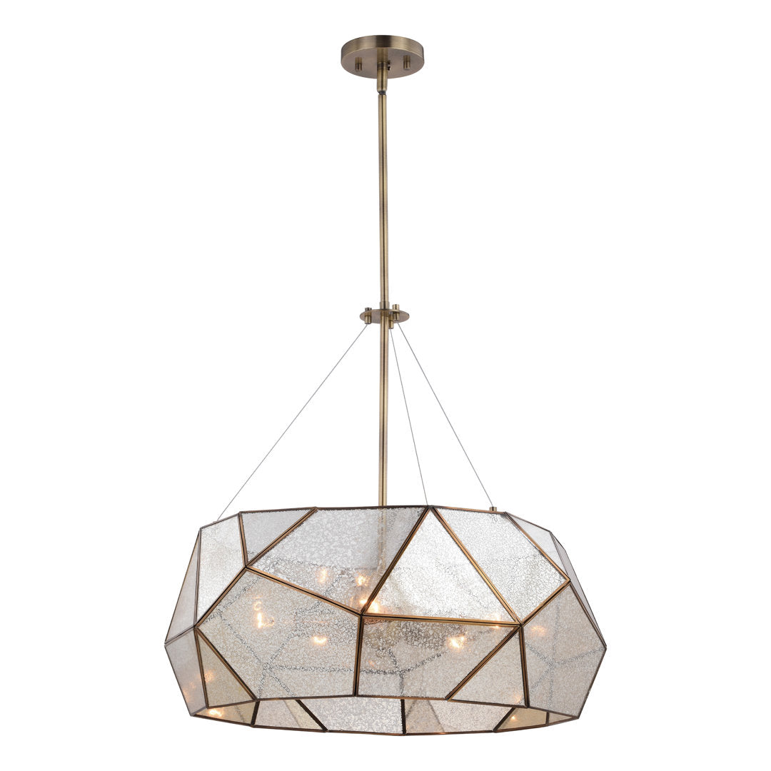Alexander Single Drum Pendant Greyleigh™ Size: 28.5" H x 24" W x 24" D