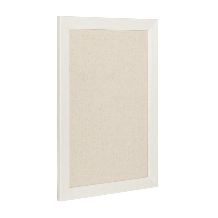 Brucie Framed Wall Mounted Corkboard/Bulletin Board Union Rustic Color: White Size: 27" H x 18" W x 1" D