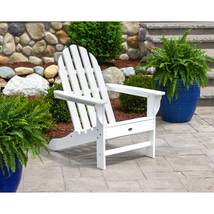 Cape Cod Adirondack Chair Trex Outdoor Color: Classic White
