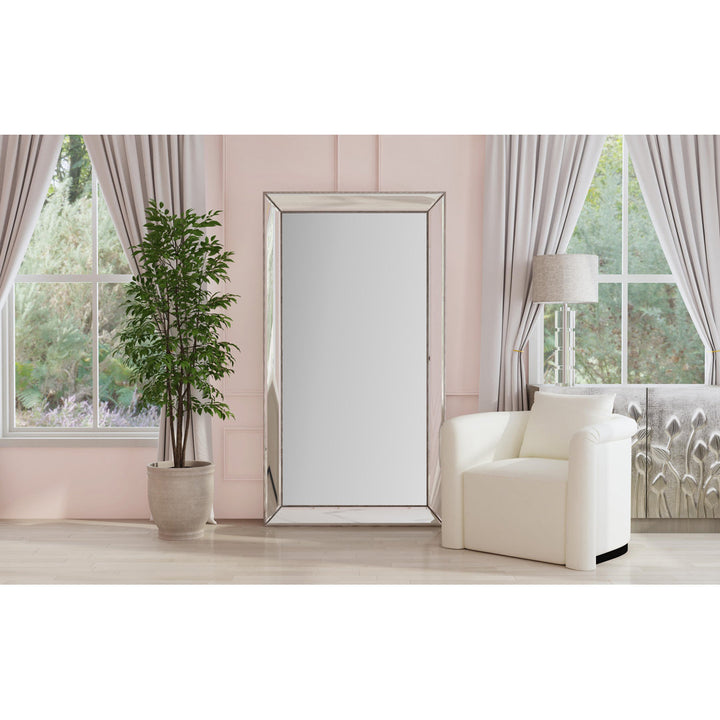 Mcqueary Leaner Beveled Full Length Mirror Charlton Home®
