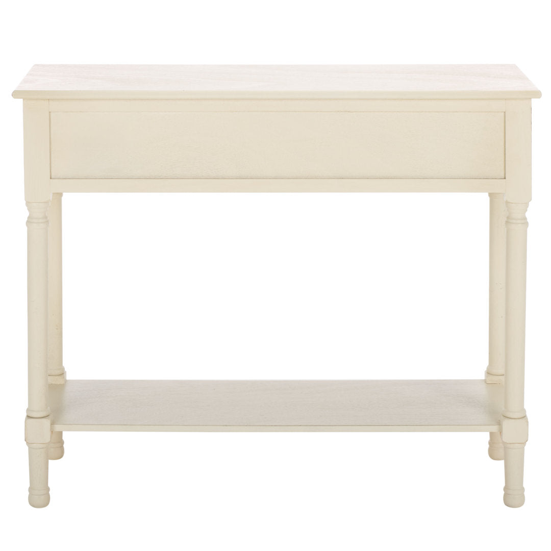 Amondre 36'' Console Table Highland Dunes Color: Distressed White