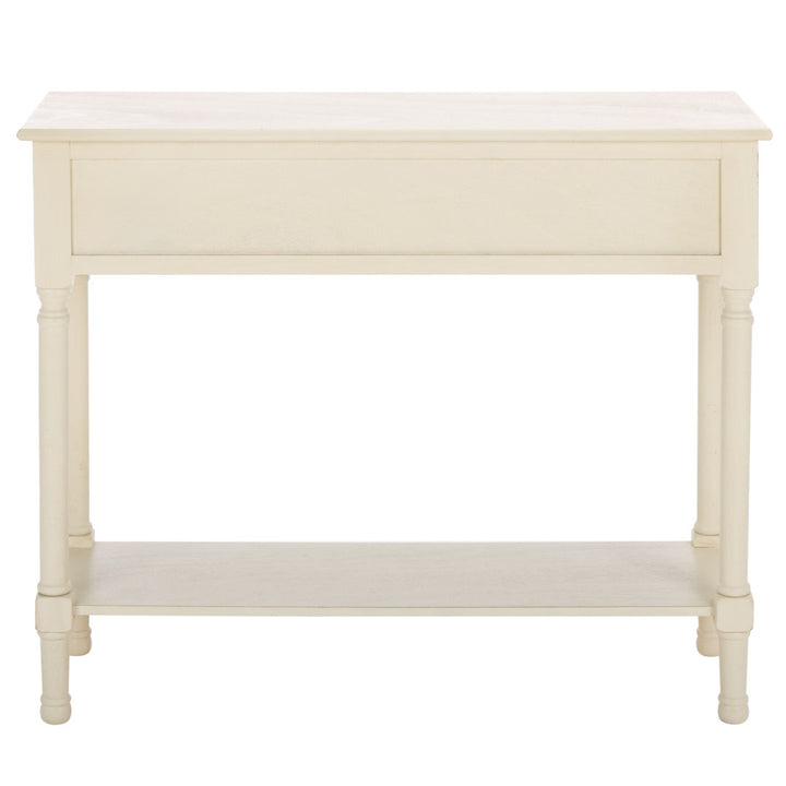 Amondre 36'' Console Table Highland Dunes Color: Distressed White