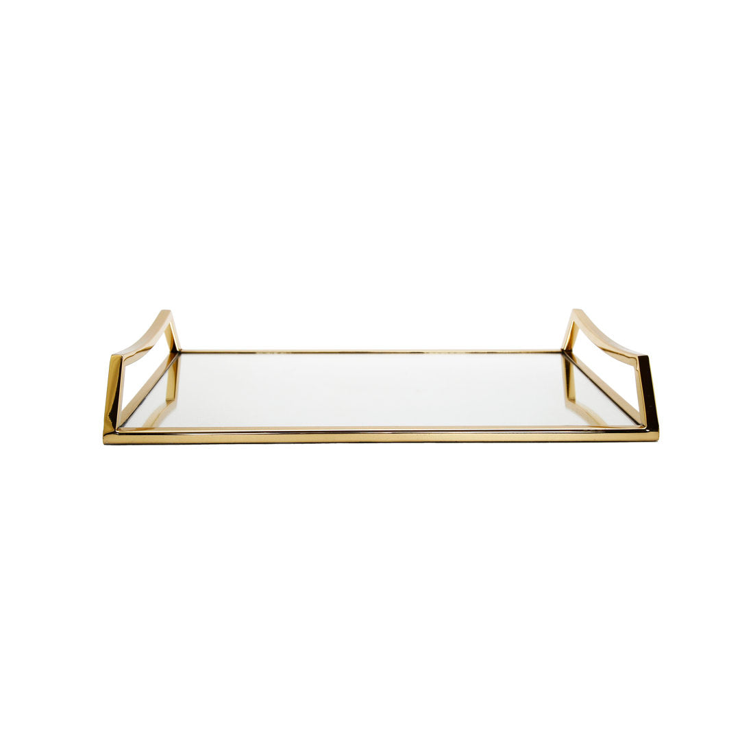 Frohmut Mirror Vanity Tray Mercer41 Finish: Gold