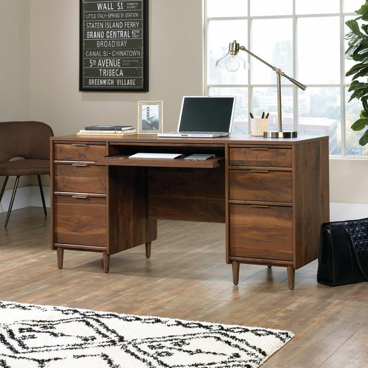 Ausherman Desk Millwood Pines Color: Grand Walnut