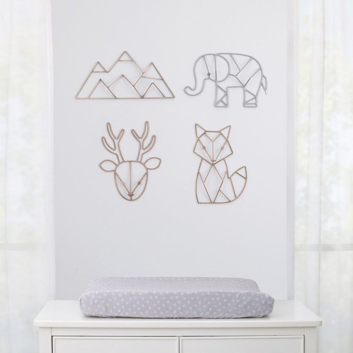 NoJo Mountain Arrington Shaped Wire Nursery Wall Decor, Copper Finish Isabelle & Max™