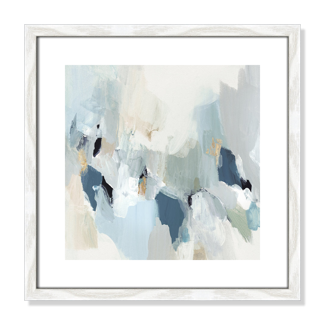 Little Talks II by Isabelle Z - Picture Frame Print on Canvas Casa Fine Arts Size: 18.25" H x 18.25" W x 0.75" D Format: White Wood Framed Paper