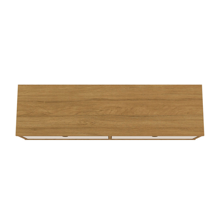Darryl Floating TV Stand for TVs up to 48" Zipcode Design™ Color: Cinnamon/Off White