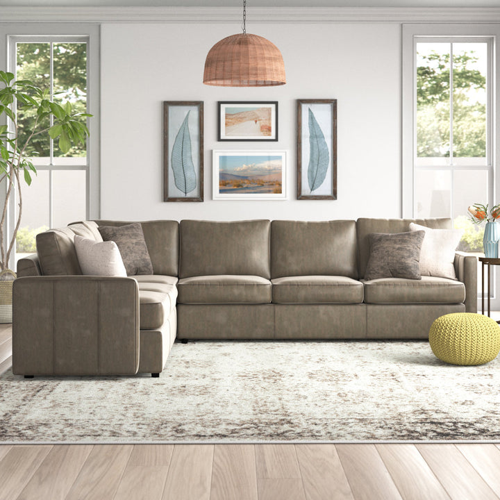 Gaiser 102" Wide Corner Sectional in Goliath Mica Mistana™