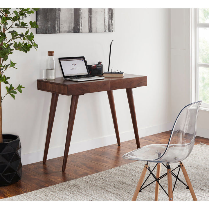 Chicago Desk Union Rustic Color: Walnut