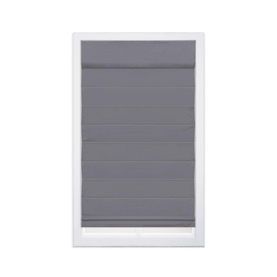 Cordless Blackout 100% Cotton Roman Shade with Cellular Shade Backing Symple Stuff Size: 50"W x 72"L Finish: Gray