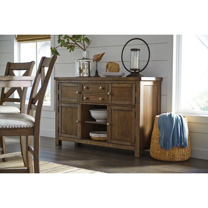 Goulven 56" Wide 2 Drawer Sideboard Gracie Oaks