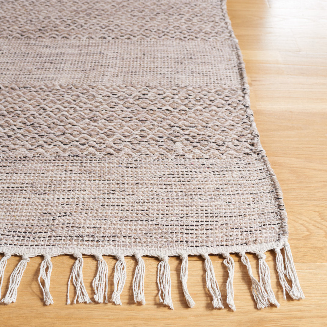 Bester Hand Woven Cotton Geometric Rug Dakota Fields Rug Size: Rectangle 5' x 8'