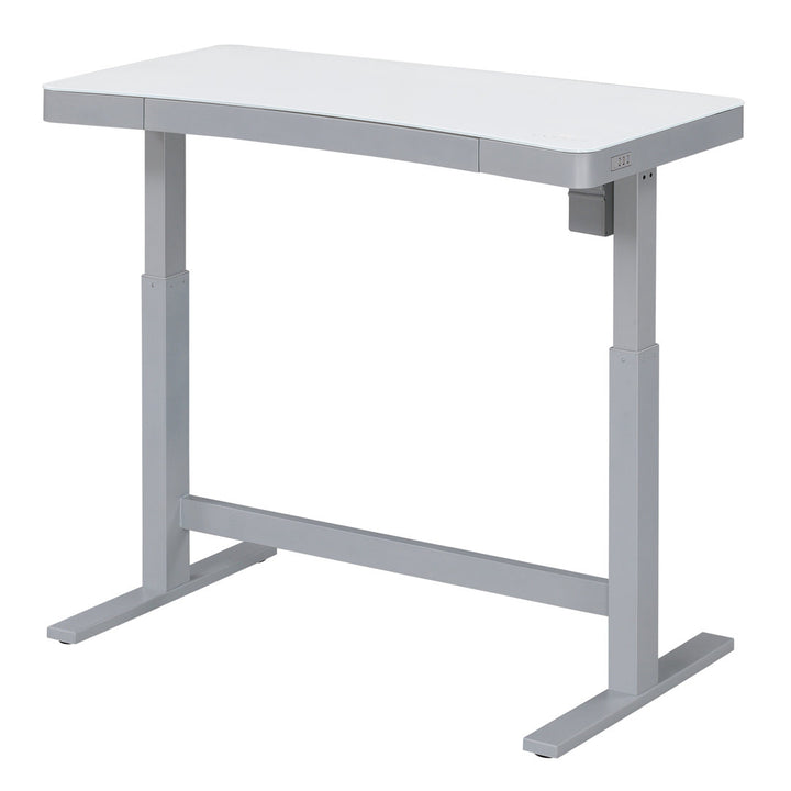 Babin Height Adjustable Standing Desk Upper Square™ Color: Snow