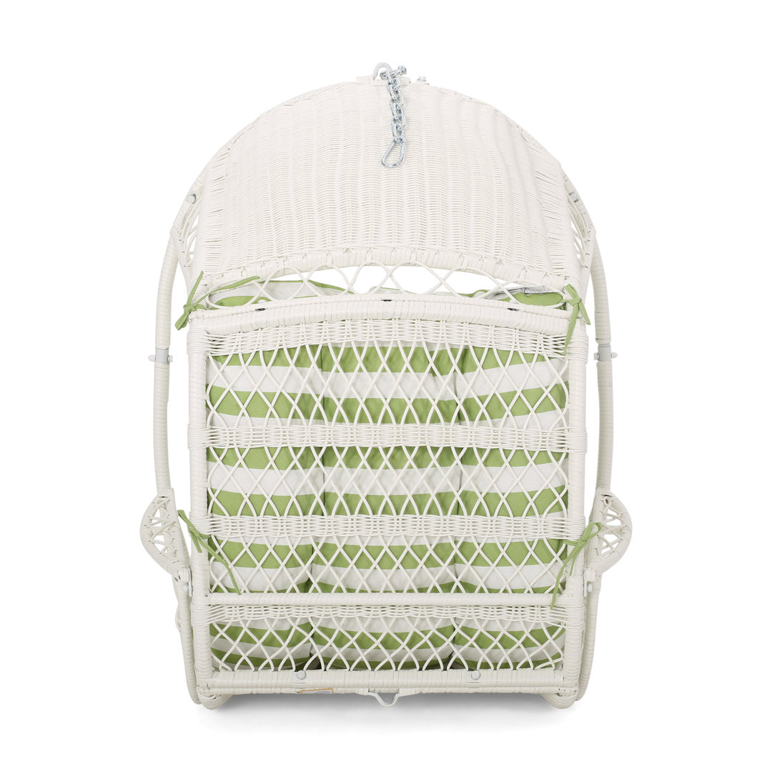 Berkshire Porch Swing Bayou Breeze Color: White/Green