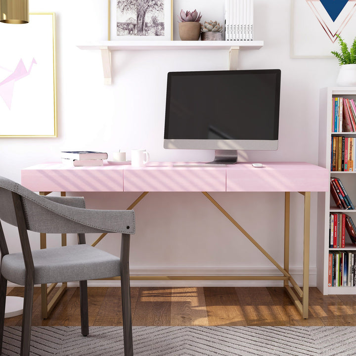 Rania Desk The Twillery Co.® Top Color: Antique Pink