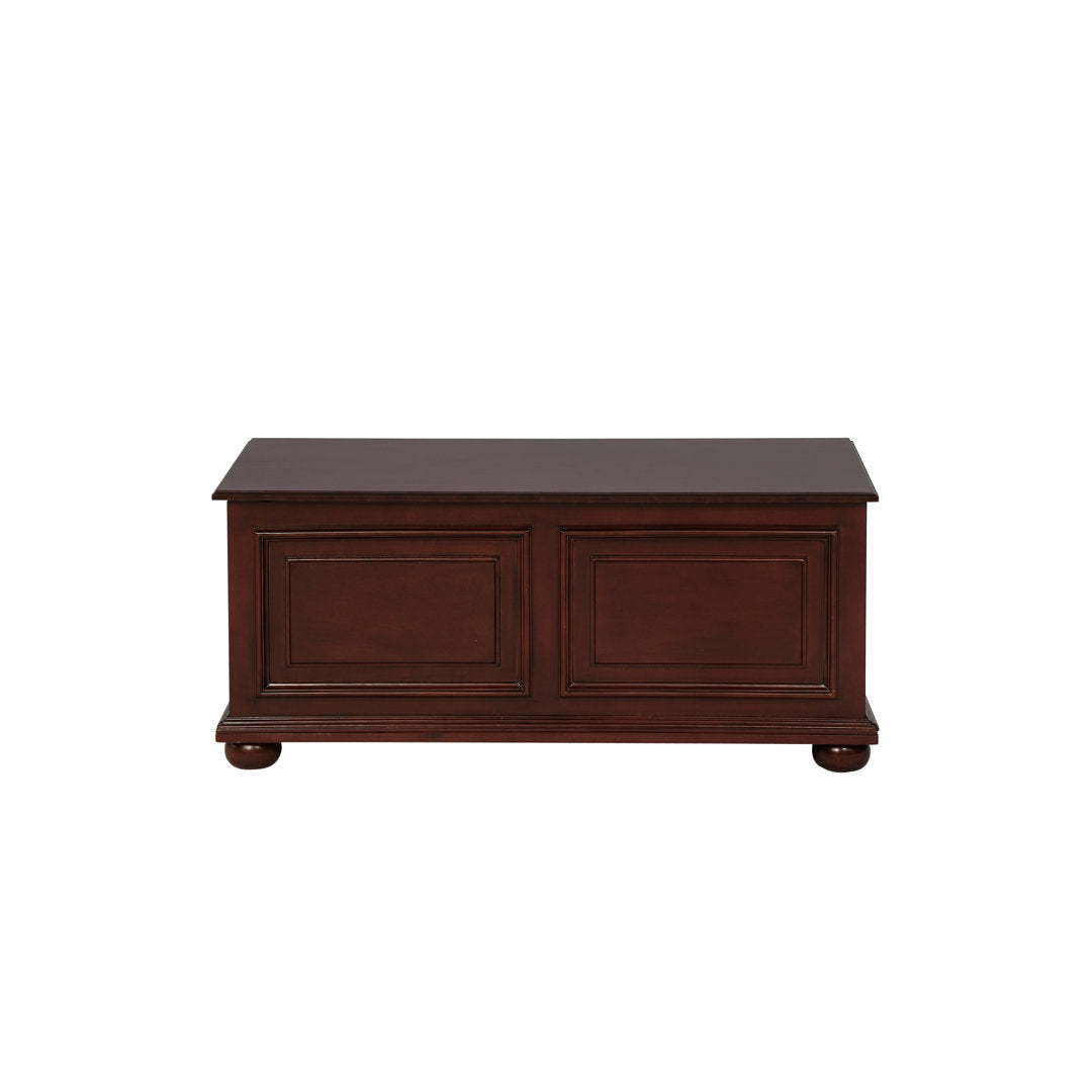 Chapman Solid Wood Blanket Storage Chest Alcott Hill® Color: Rich Cherry Brown