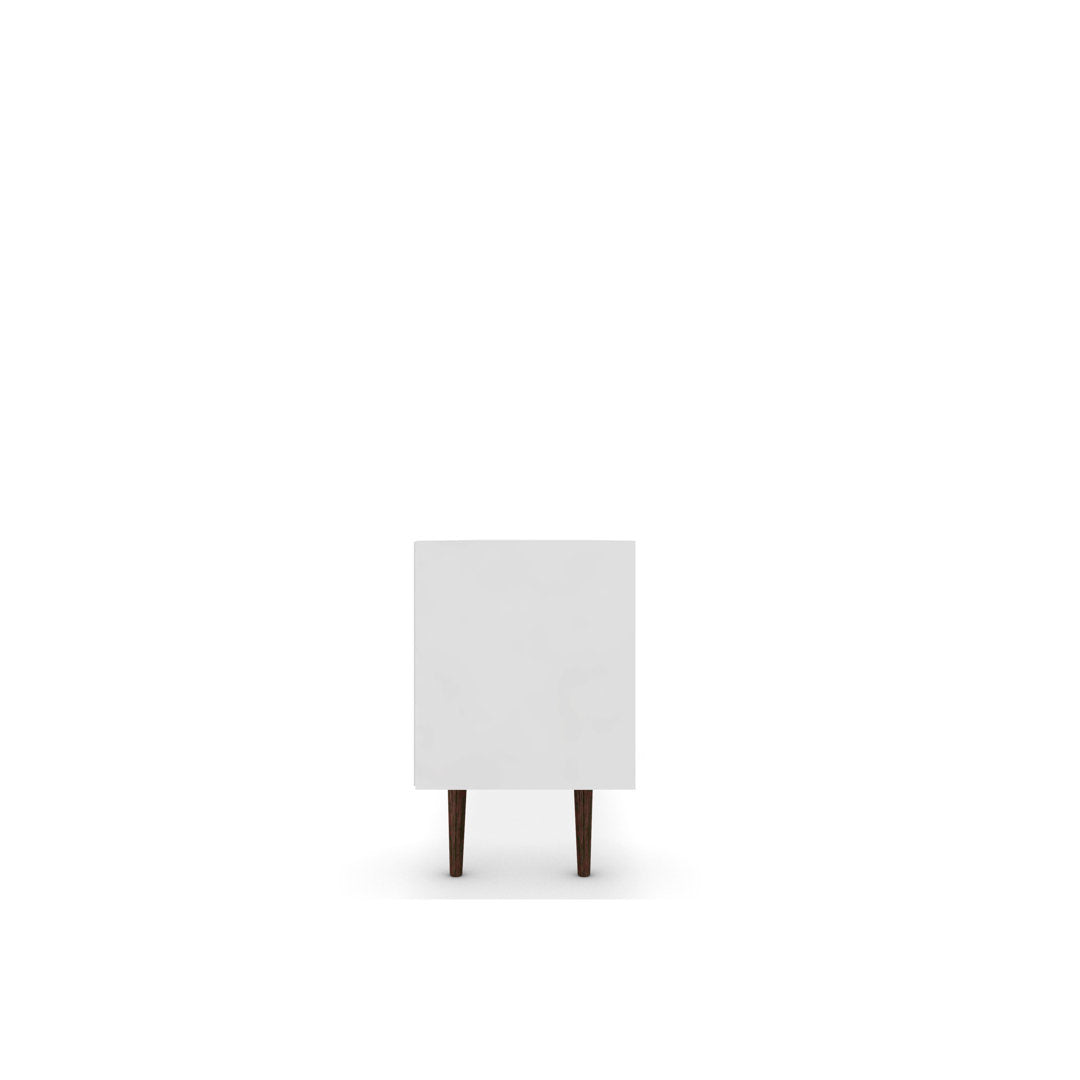 Darryl TV Stand Zipcode Design™ Color: White/Aqua Blue