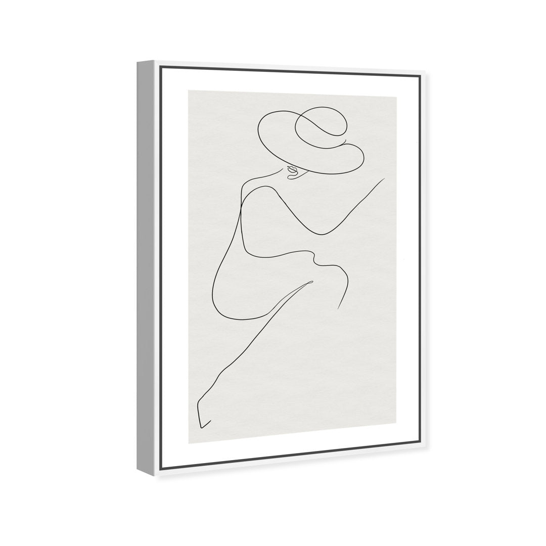 Fashion and Glam Sunday in The Park Accessories - Graphic Art on Canvas Oliver Gal Prints Size: 30" H x 20" W Format: White Framed
