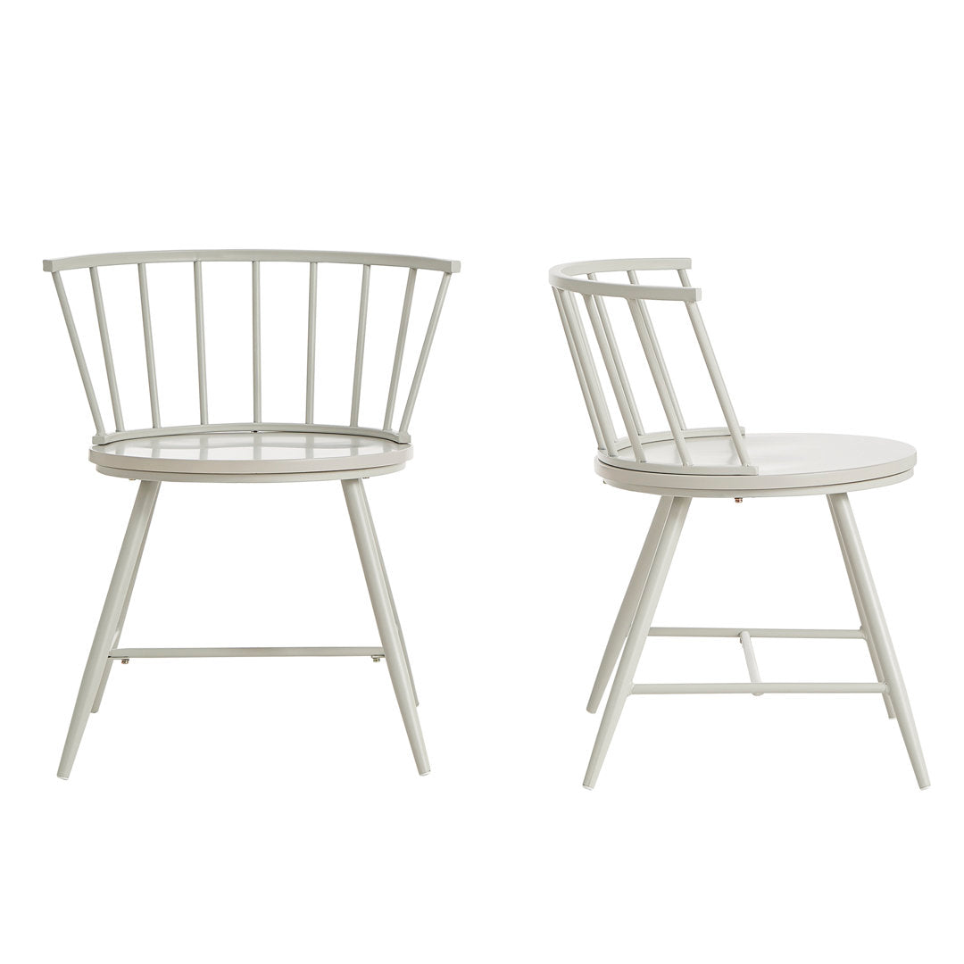 Johanna Metal Side Chair (Set of 2) Laurel Foundry Modern Farmhouse® Color: Silver Birch