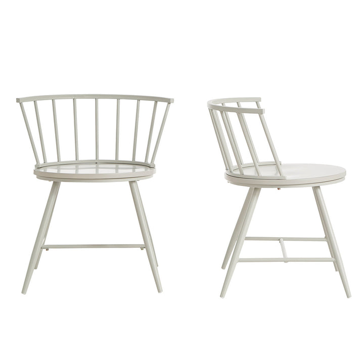 Johanna Metal Side Chair (Set of 2) Laurel Foundry Modern Farmhouse® Color: Silver Birch
