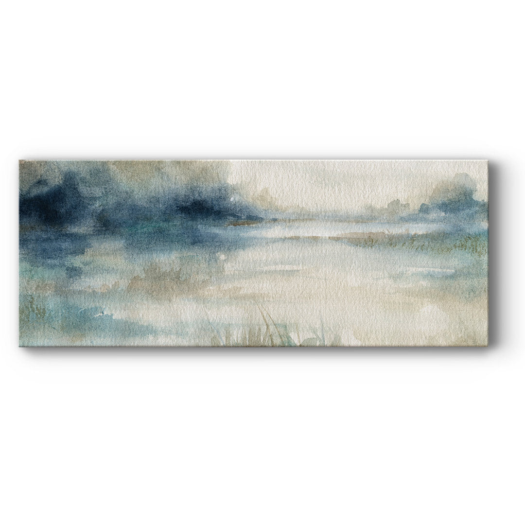Still Evening Waters II - Wrapped Canvas Print Wade Logan® Size: 20" H x 50" W x 1.5" D
