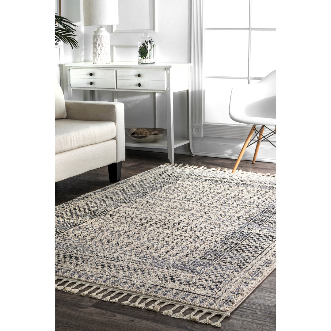Gilleland Geometric Multi Gray Area Rug Langley Street® Rug Size: Rectangle 5' x 8'