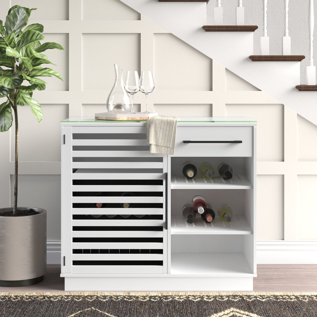 Williford Refrigerated Cooler Bar Cabinet Wade Logan® Color: White