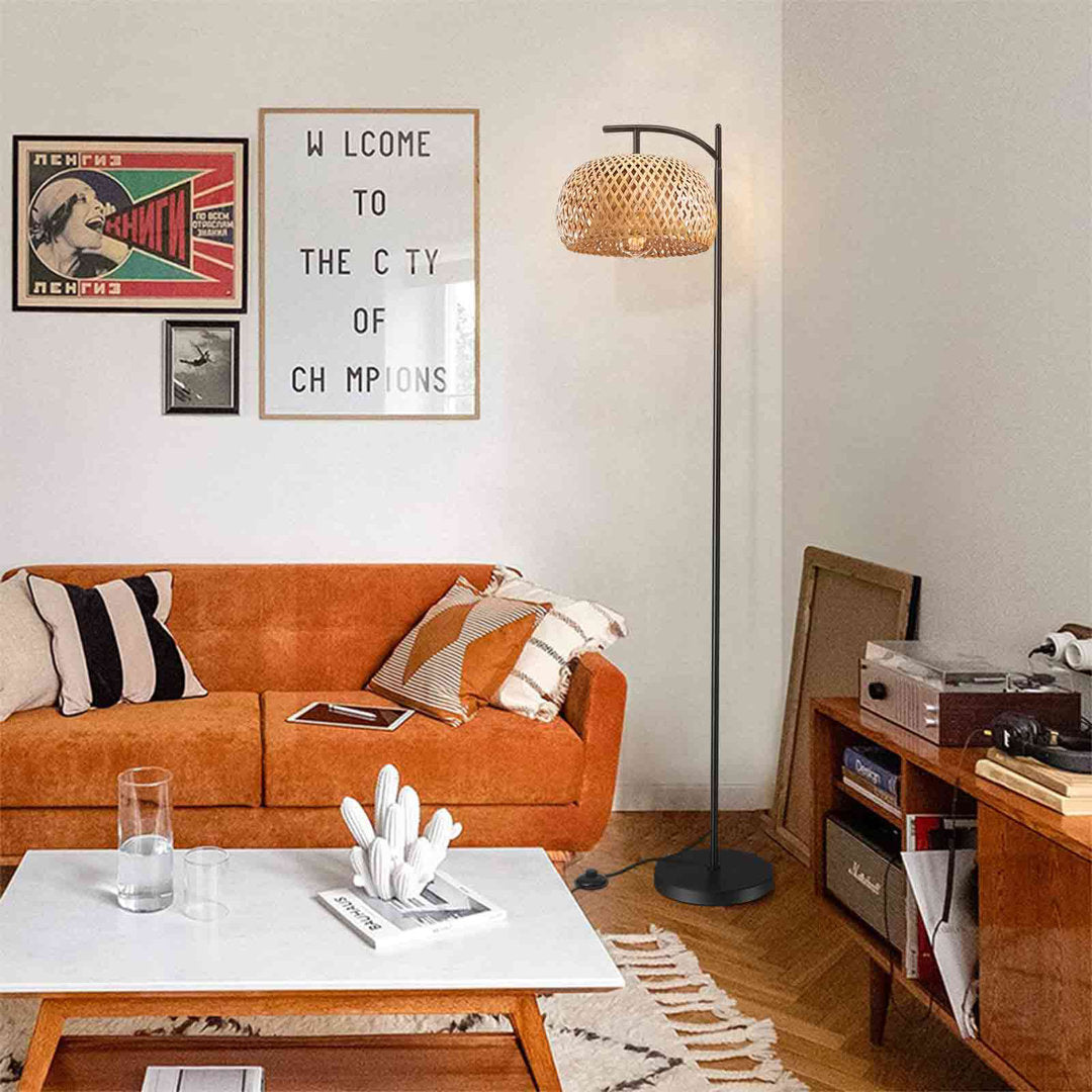 Kuniza 59" Reading Floor Lamp Bay Isle Home™