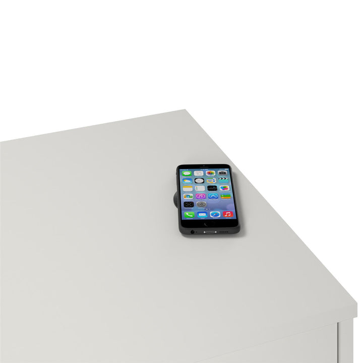 Battista Writing Desk Willa Arlo™ Interiors Color (Top): White