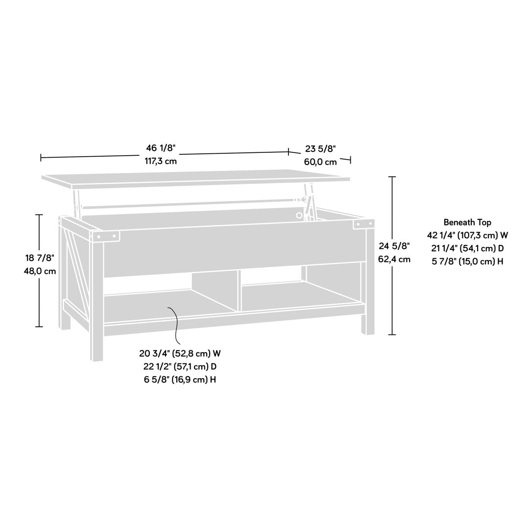 Magdalene Lift Top Coffee Table with Storage Beachcrest Home™