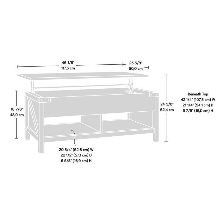 Magdalene Lift Top Coffee Table with Storage Beachcrest Home™