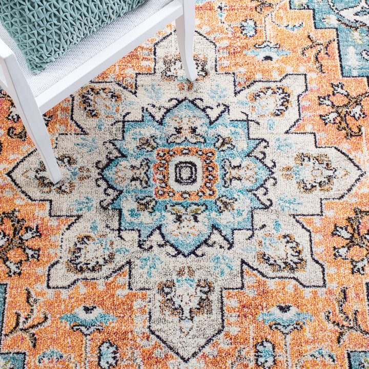 Yedidalga Performance Oriental Rug Bungalow Rose Rug Size: Square 6'7"