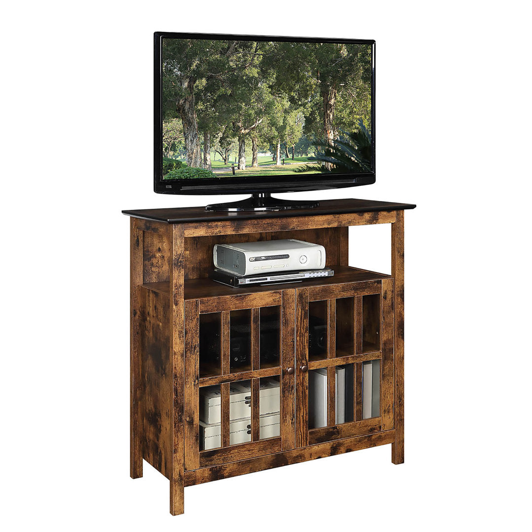 Bamard 40" TV Stand with Storage Cabinets Beachcrest Home™ Color: Barnwood