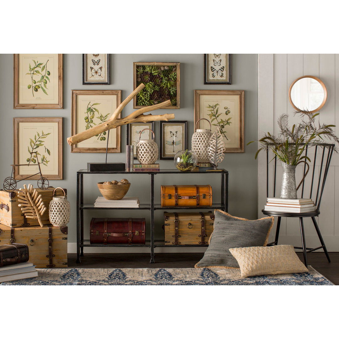 Evy Olive Leaf Botanical' - 4 Piece Picture Frame Graphic Art Print Set on Paper Birch Lane™