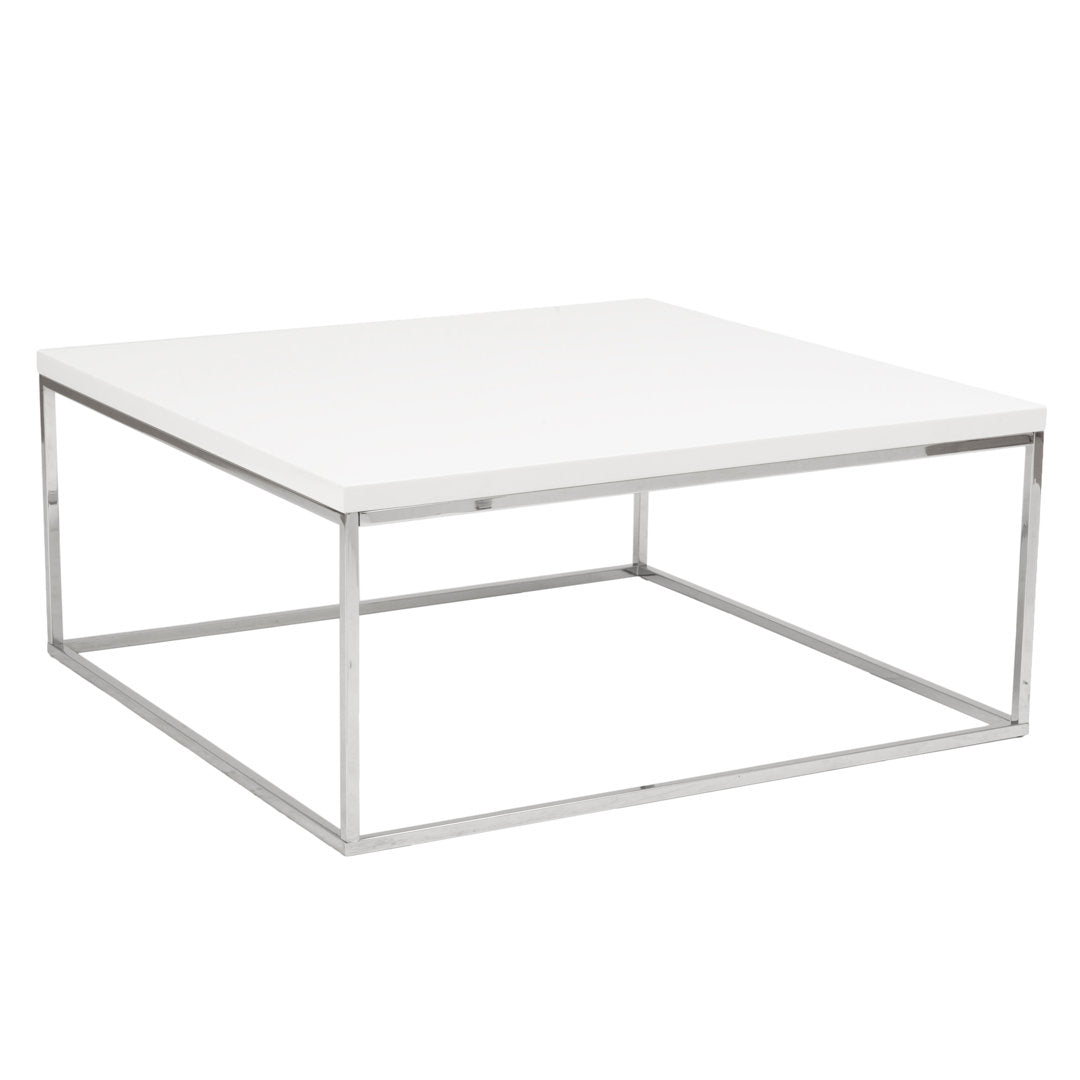Adilson Coffee Table Wade Logan® Color: White Lacquer