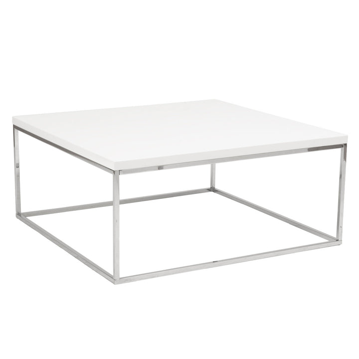 Adilson Coffee Table Wade Logan® Color: White Lacquer